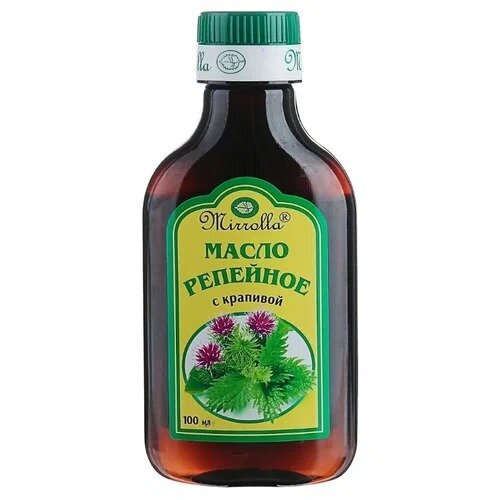 Масло репейное Mirrolla с крапивой 100 мл