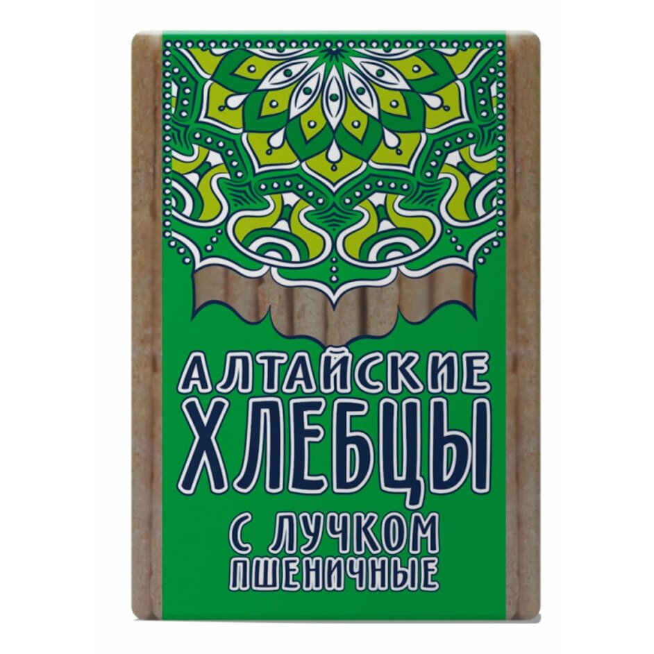Хлебцы Алтайские пшеничные с луком 75 г