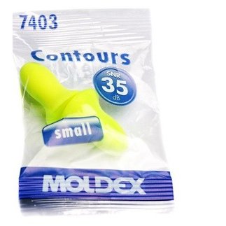 Беруши-вкладыши ушные противошумные Moldex Contours Small размер малый 2 шт.