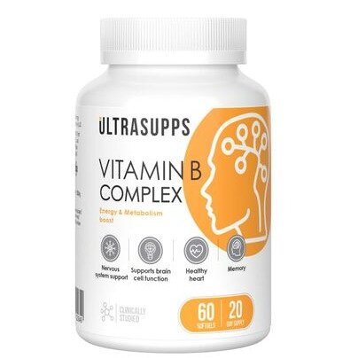 Витамины группы В UltraSupps/Ультрасаппс капсулы мягкие 60 шт.