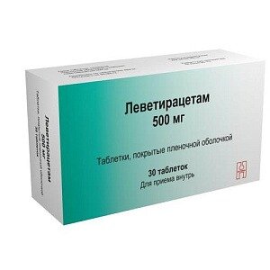 Леветирацетам таблетки 500 мг 30 шт.