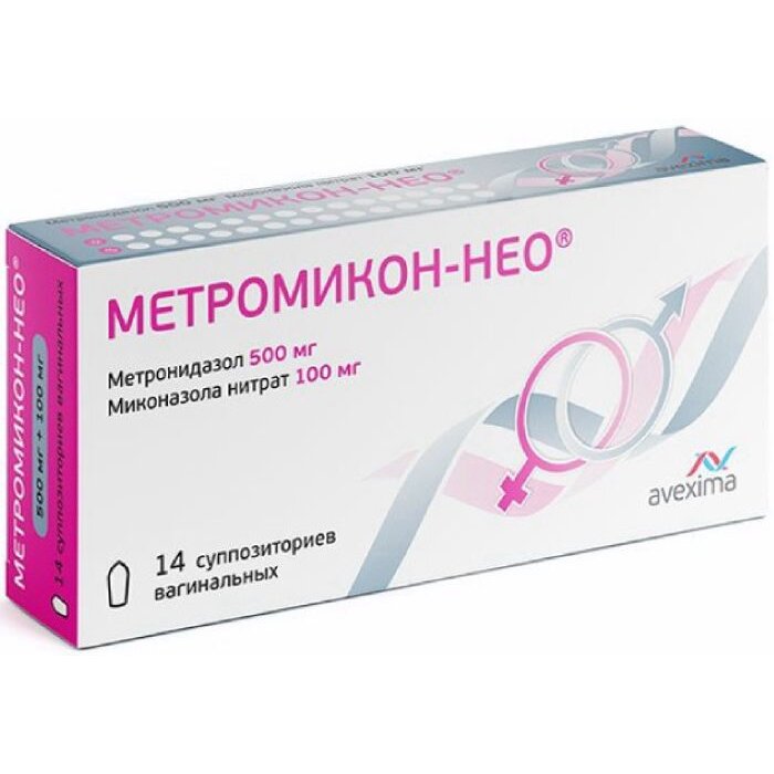 Метромикон-Нео суппозитории вагинальные 14 шт.
