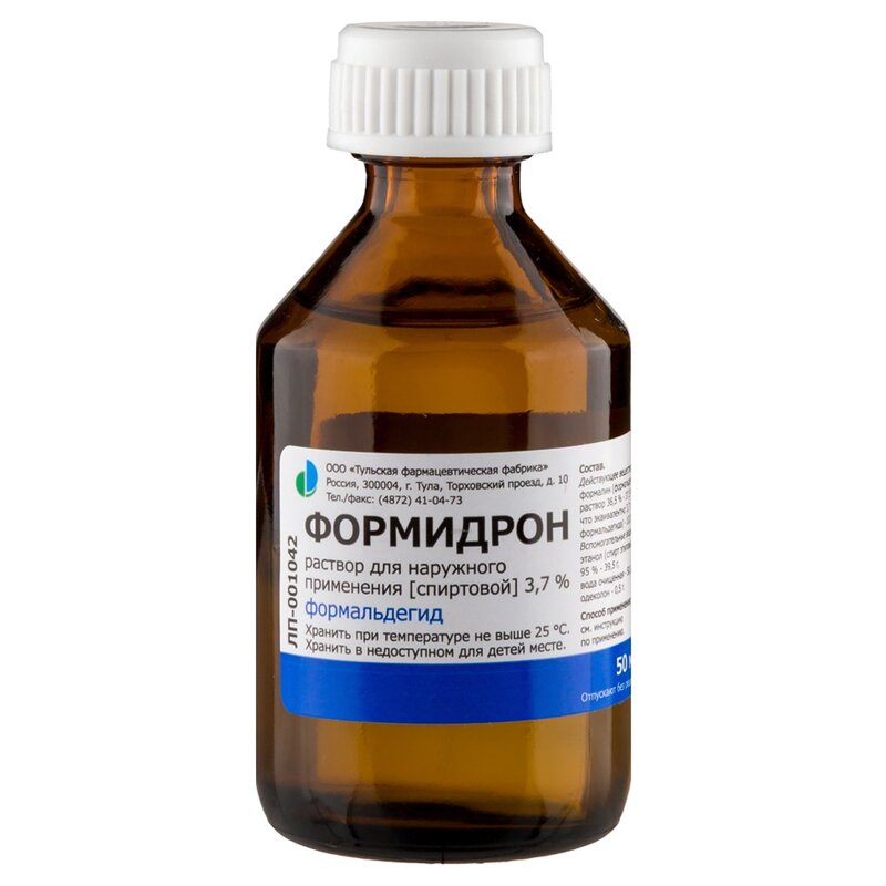 Формидрон раствор для наружного применения спиртовой 50 мл
