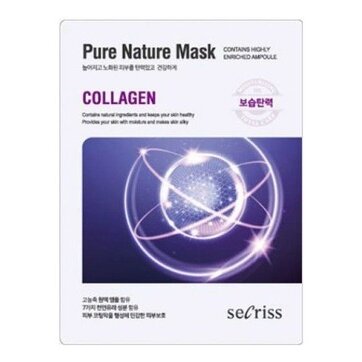Маска для лица тканевая Anskin Secriss Pure Nature Collagen 25 мл
