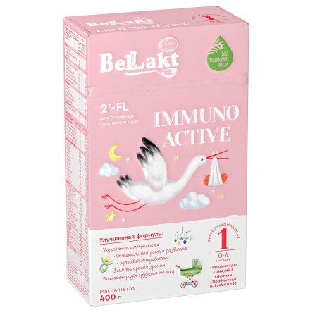 Молочная смесь Bellakt Immuno Activе 1 с бифидобактериями с 0 до 6 мес 400 г