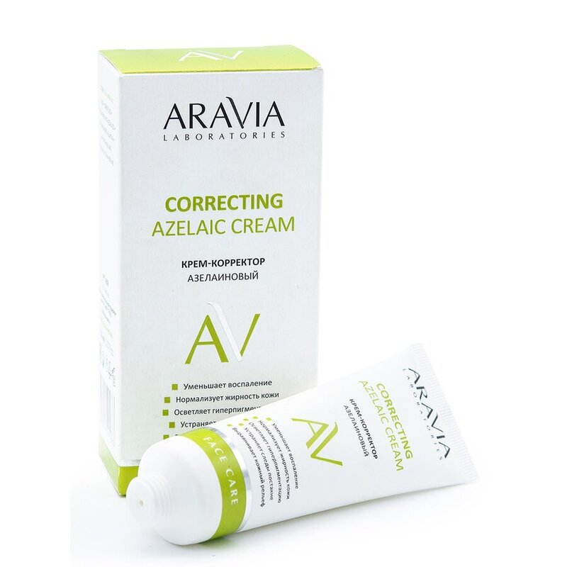 Крем-корректор для лица Aravia laboratories correcting azelaic cream азелаиновый 50 мл