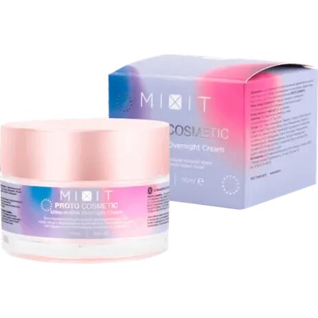 Крем для лица ночной Mixit для возрастной кожи лица Proto Cosmetic Ultra-Active Overnight 50 мл