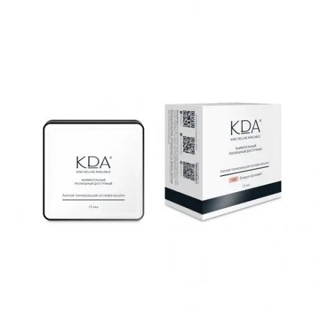 Основа-кушон КДА (KDA) легкая тонирующая тон 102 бледно-розовый 15 мл
