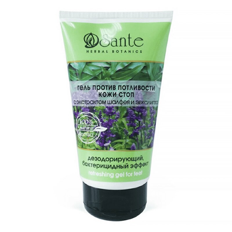 Гель для стоп Кора (Kora) Sante Против потливости 125 мл