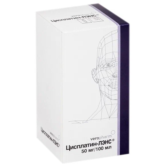 Цисплатин-ЛЭНС конц. для приг раствора для инф. 0,5мг/мл 100 мл