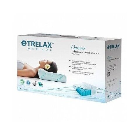 Подушка ортопедическая Trelax под голову OPTIMA 14 (П01)
