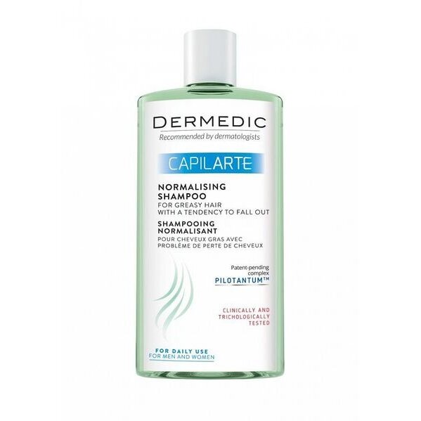 Шампунь Dermedic Capilarte нормализующий для жирных волос с проблемой выпадения 300 мл