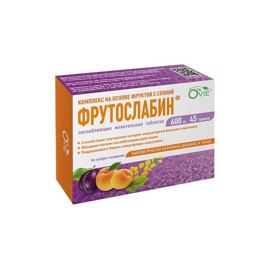 Фрутослабин Ови (Ovie) таблетки жевательные 45 шт.