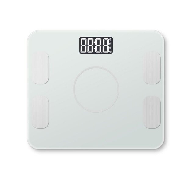 Весы BRADEX арт. KZ 0938 умные напольные с функцией Bluetooth белый