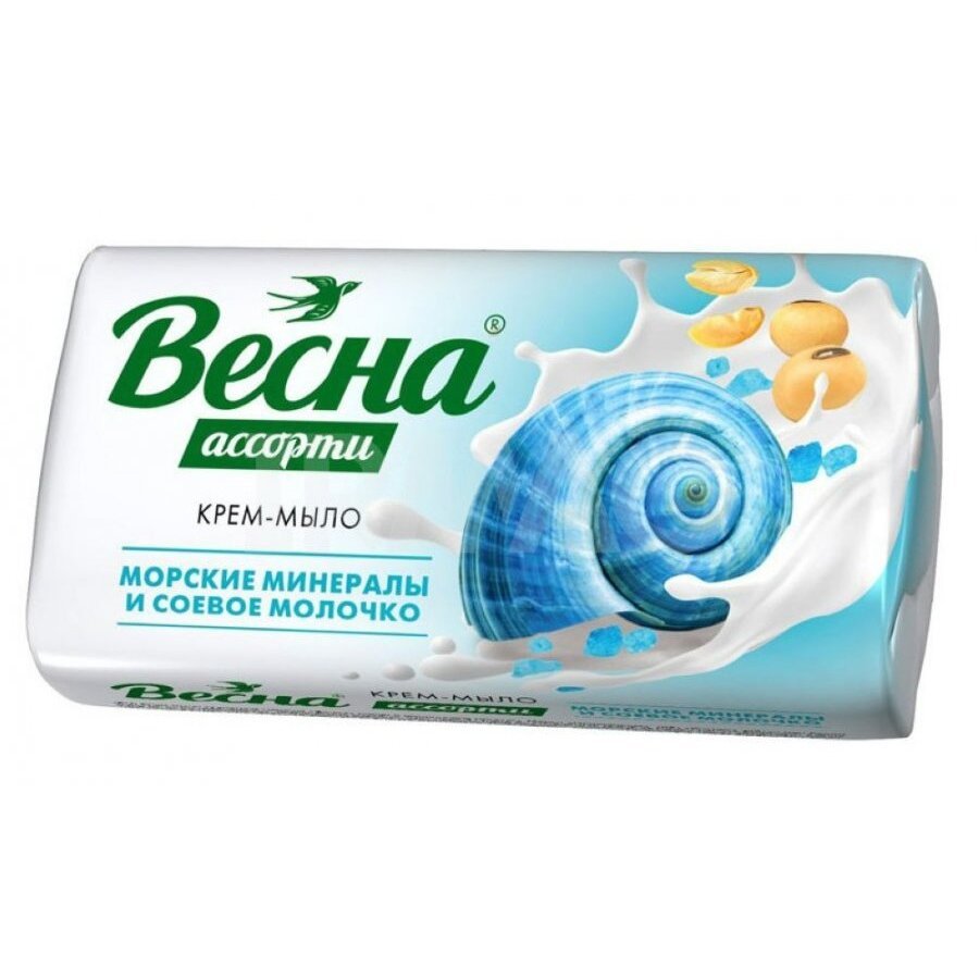 Мыло туалетное морские минералы/соевое молочко 90 г