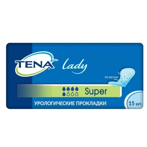 Урологические прокладки TENA Lady Super 15 шт.