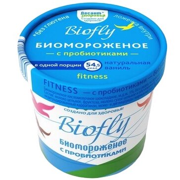 Биомороженое BioFly Fitness с пробиотиками 3 % 45 г