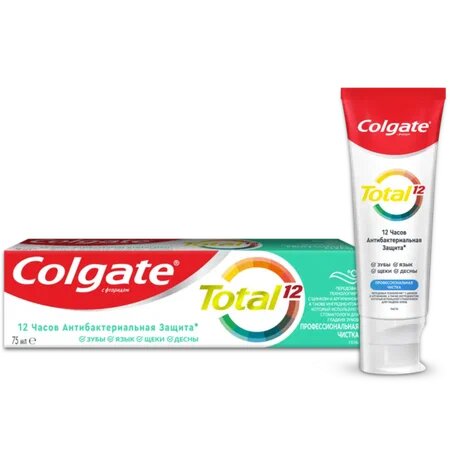 Зубная паста гелевая ColgateTotal Профессиональная чистка 100 мл