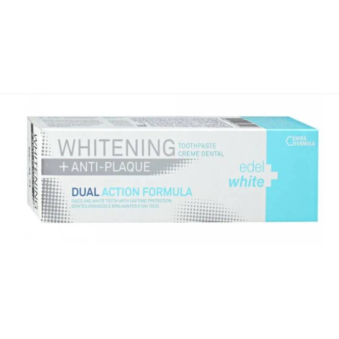 Зубная паста Edel+White Anti-Plaque+Whitening 75 мл