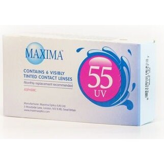 Линзы контактные Maxima/Максима 55 UV (8.6/-1.25) 6 шт.