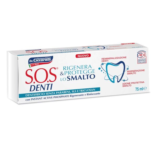 Зубная паста Sos Denti восстановление и защита эмали 75 мл