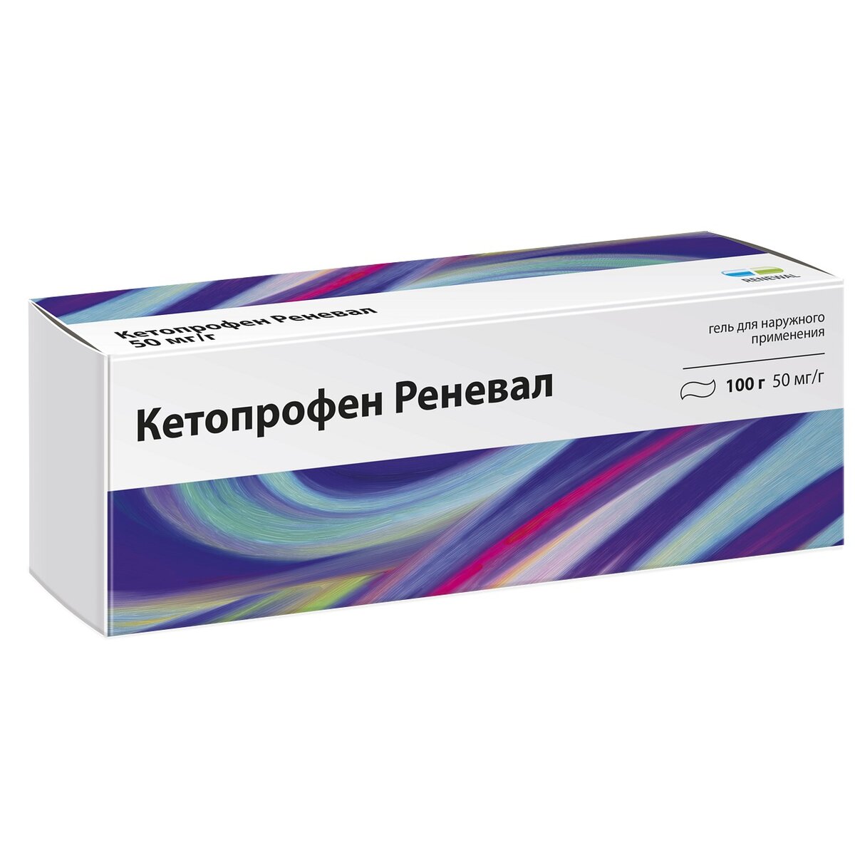 Кетопрофен Реневал гель 5% 100 г