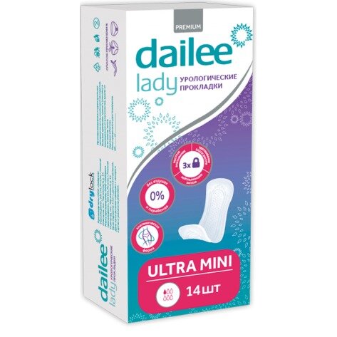 Прокладки урологические Дейли (Dailee) Lady Ultra Mini 14 шт.