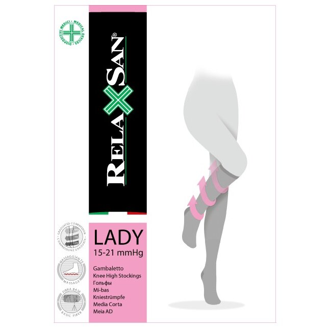 Гольфы компрессионные Relaxsan Gambaletto 1 класс 70 ден телесный р.2