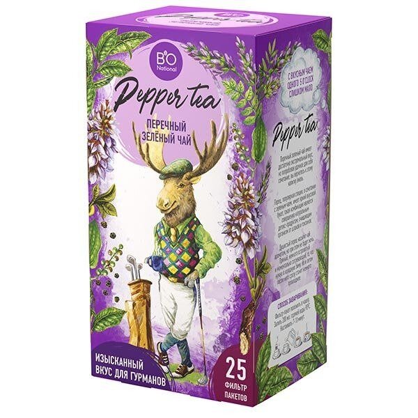 Чай зеленый перечный Золотая Долина фильтр-пакеты 25 шт.