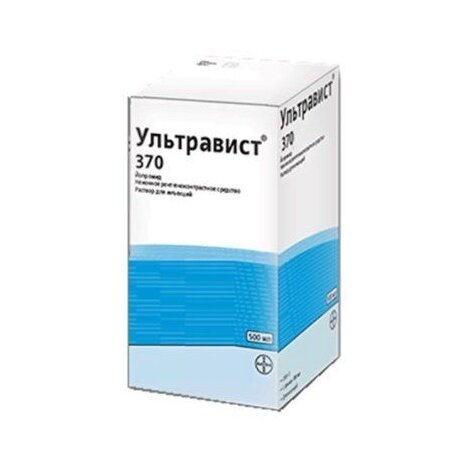 Ультравист раствор для инъекций 370 мг йода/мл 100 мл