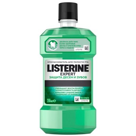 Listerine ополаскиватель для полости рта защита десен и зубов 250мл