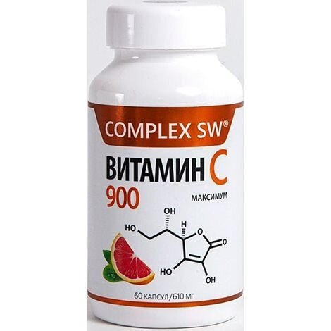 Витамин С 900 Максимум Complex SW капсулы 610 мг 60 шт.