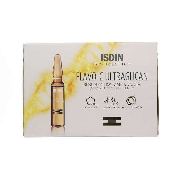 Сыворотка для лица дневная Isdin isdinceutics flavo-c ultraglica 2 мл 30 шт.