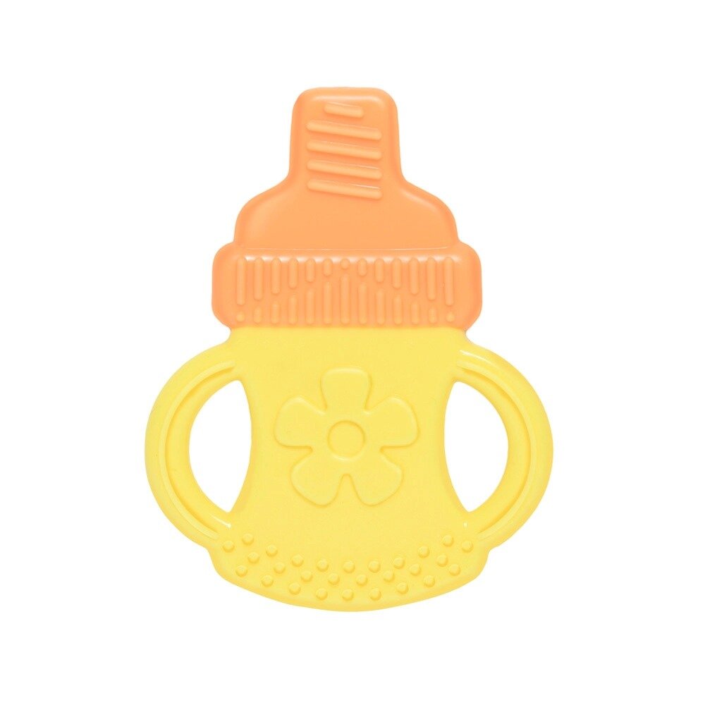 Прорезыватель силиконовый Курносики бутылочка