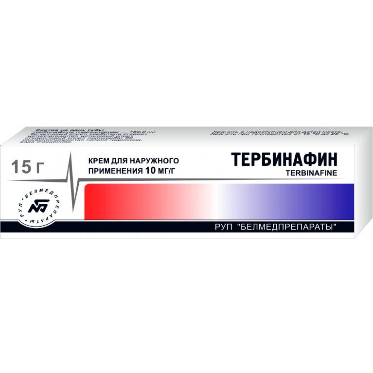 Тербинафин крем 1% туба 15 г