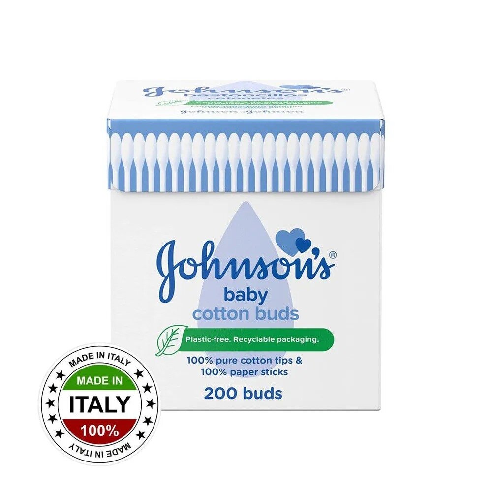 Ватные палочки Johnson's Baby 200 шт.