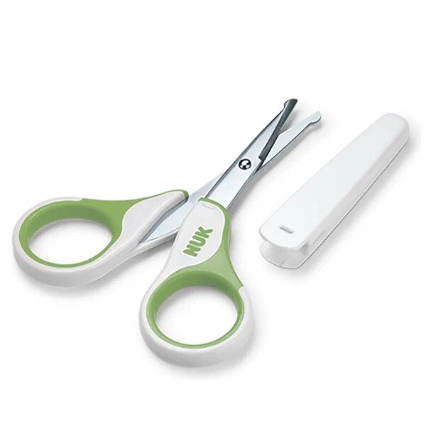 Ножницы детские Nuk зеленые 10256390