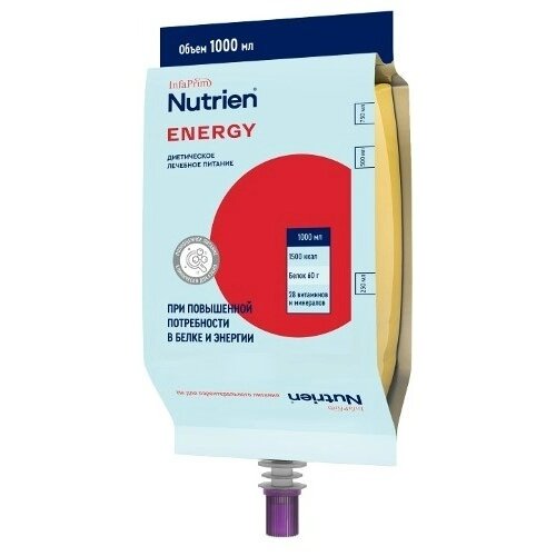Диетическое лечебное питание Нутриэн Energy жидкое с нейтральным вкусом 1000 мл