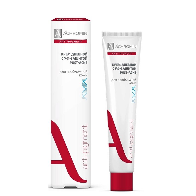 Крем для лица дневной Ахромин с УФ-фильтрами для проблемной кожи 50 мл