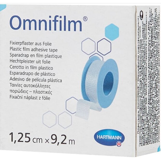 Пластырь фиксирующий Hartmann Omnifilm пористый на полимерной основе 1,25 x 920 см
