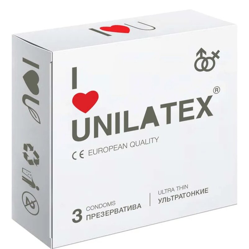 Презервативы Unilatex ultrathin 3 шт.