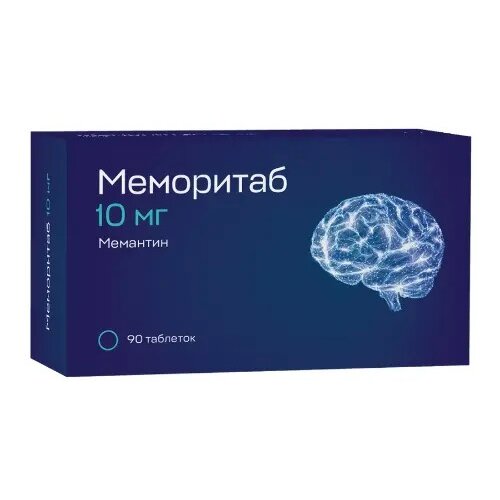 Меморитаб таблетки диспергируемые 10 мг 90 шт.