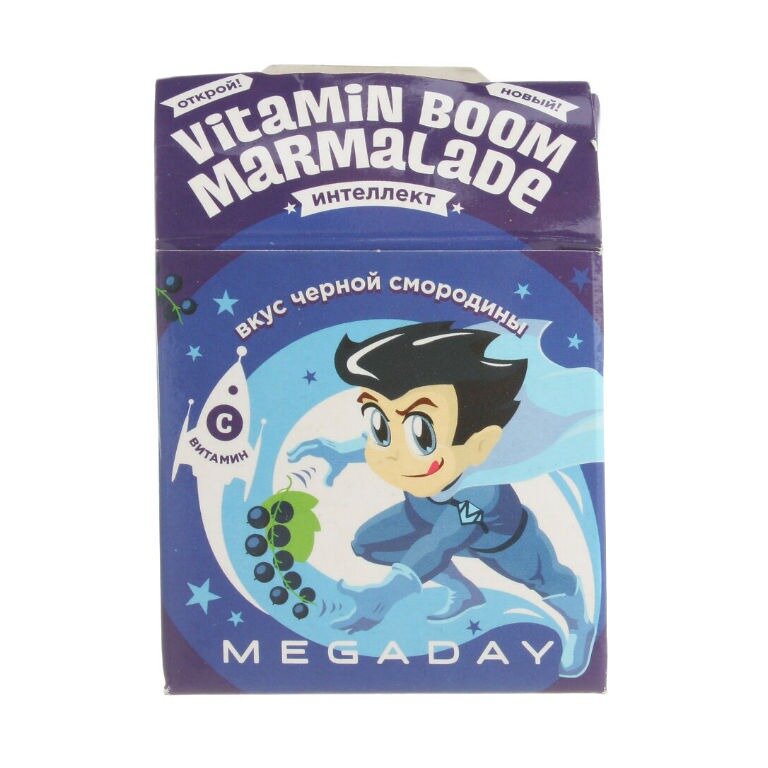 Мармелад иммуно Megaday витамин С и черная смородина 20 г