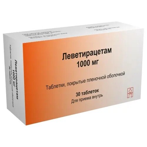 Леветирацетам 1000 мг 30 шт.