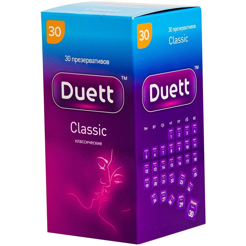 Презервативы Duett Classic 30 шт.