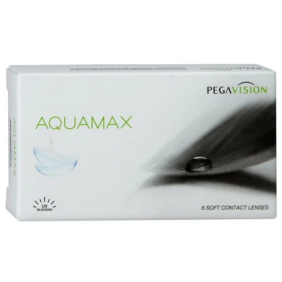 Контактные линзы Aquamax Pegavision двухнедельные диоптрия -3,5 x6