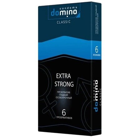 Суперпрочные презервативы Domino Extra Strong 6 шт.