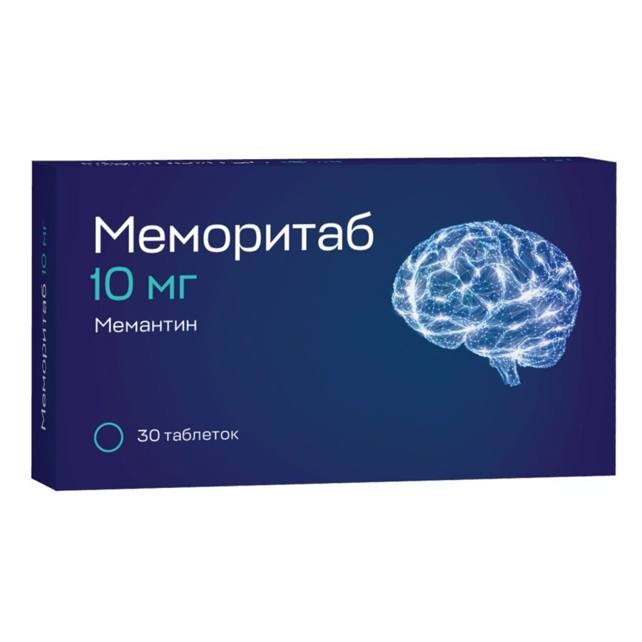 Меморитаб таблетки диспергируемые 10 мг 30 шт.