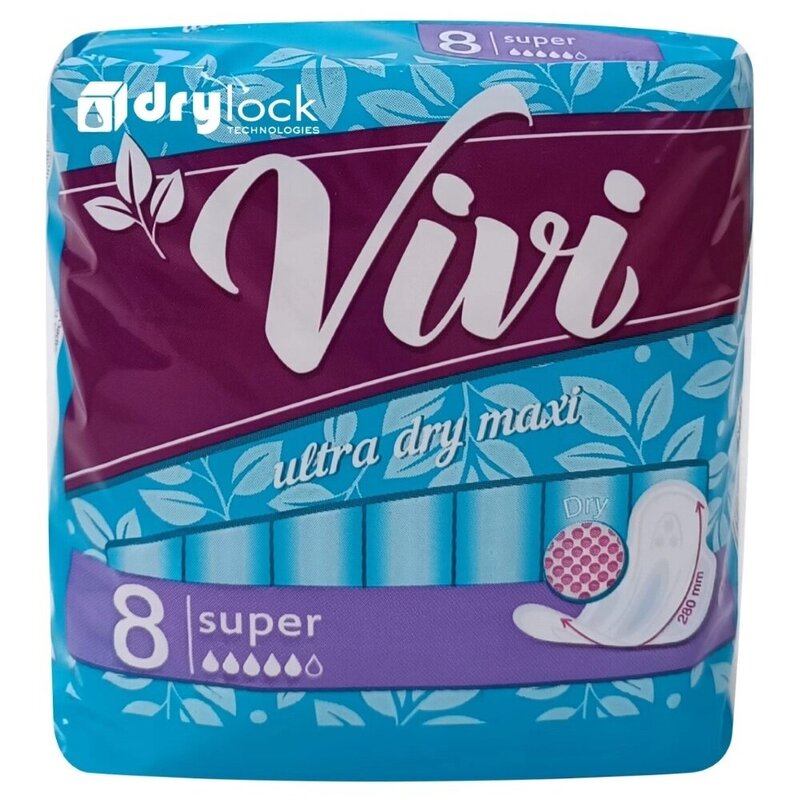 Прокладки Vivi гигиенические ultra dry maxi 8 шт.