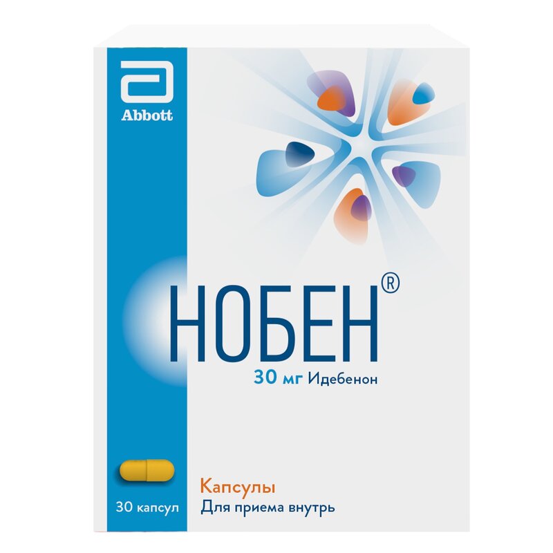 Нобен капсулы 30 мг 30 шт., цены от 618 ₽ в аптеках Москвы | Мегаптека